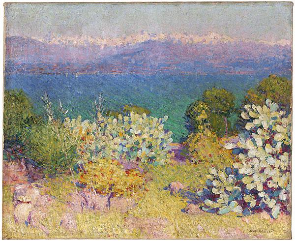John Peter Russell In the morning, Alpes Maritimes from Antibes